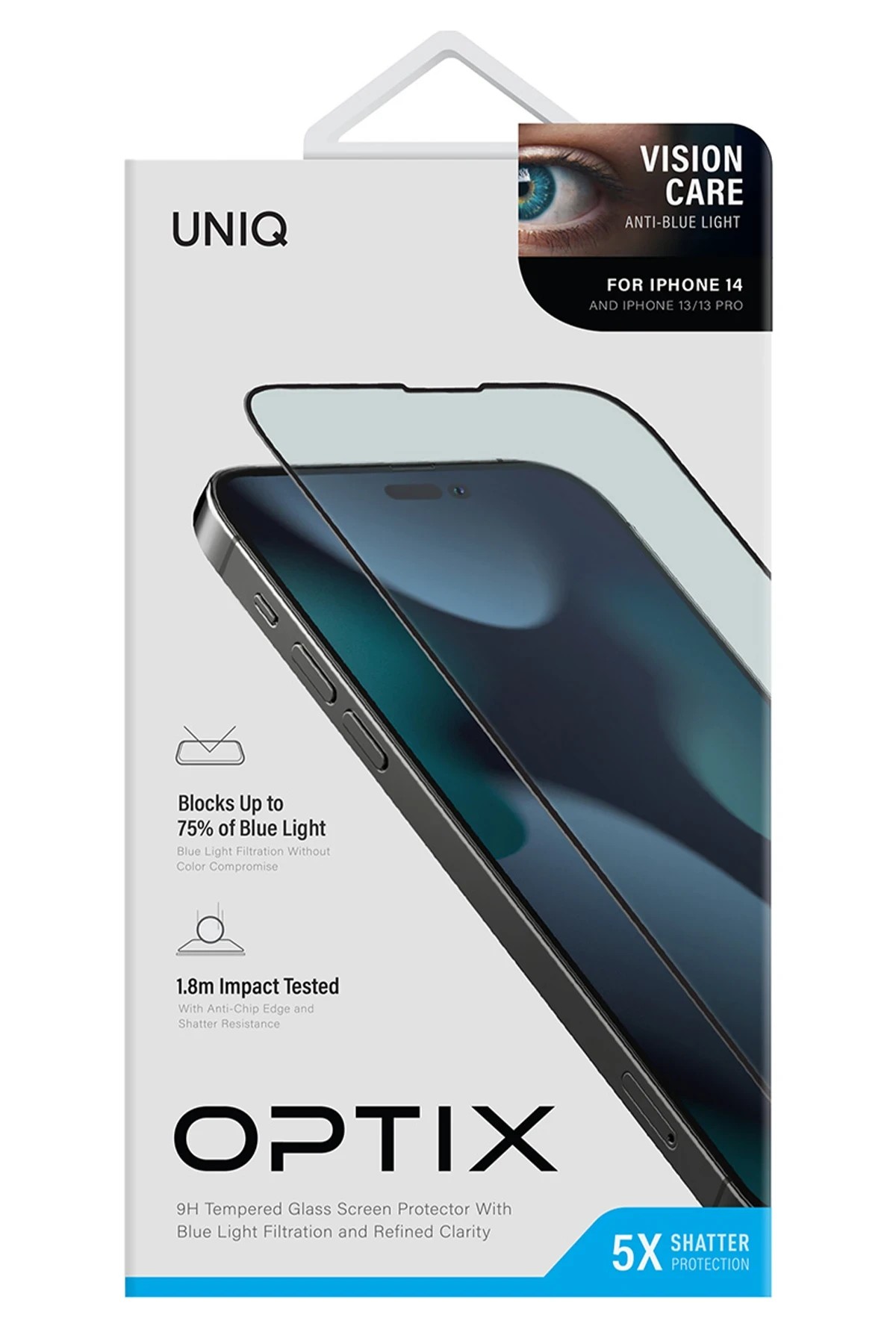 Uniq iPhone Optix Vision Care Cam Ekran Koruyucu - 14 Pro / 15 / 16 