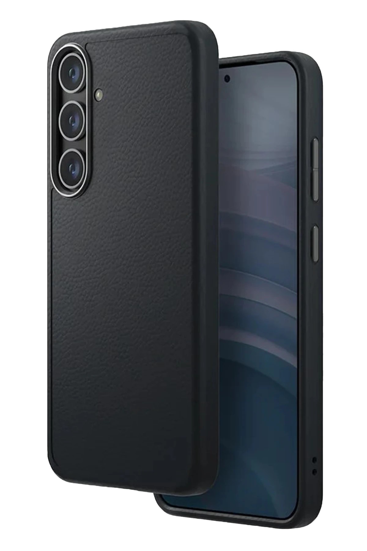 Uniq Samsung Galaxy S24 Plus Stexa Deri Kapak - Siyah