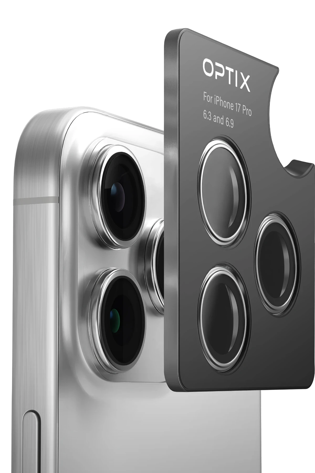 Uniq Apple iPhone 17 Pro / 17 Pro Max Optix Alüminyum Kamera Lens Koruyucu