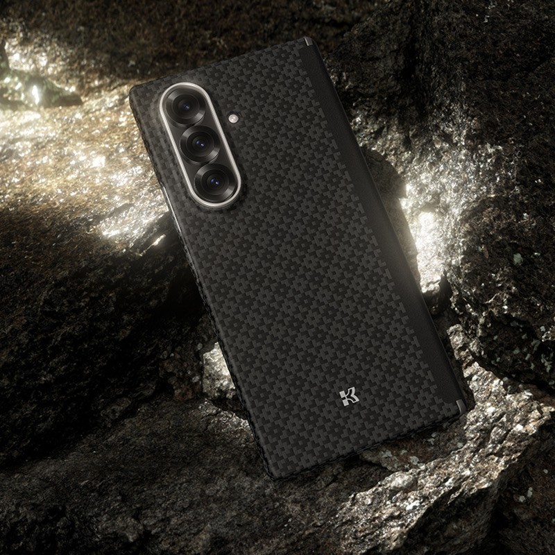 Galaxy Z Fold 7 Kılıf M-Safe Şarj Özellikli Benks ArmorAir ArmorGrid Serisi Kevlar Kapak