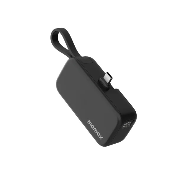 Momax 1-Power Mini | 3-in-1 Battery Pack (5000mAh) - Siyah