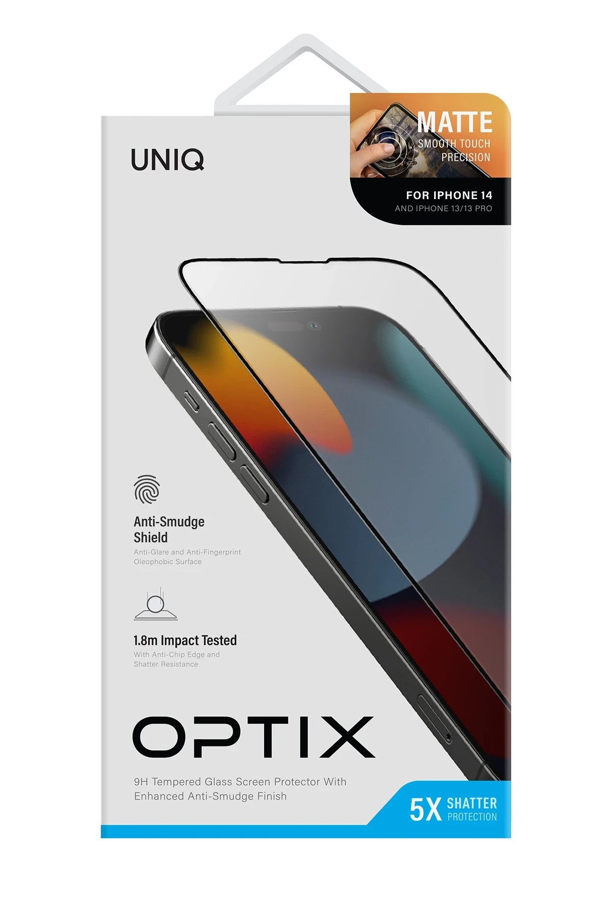 Uniq iPhone 14 Pro Optix Mat Ekran Koruyucu