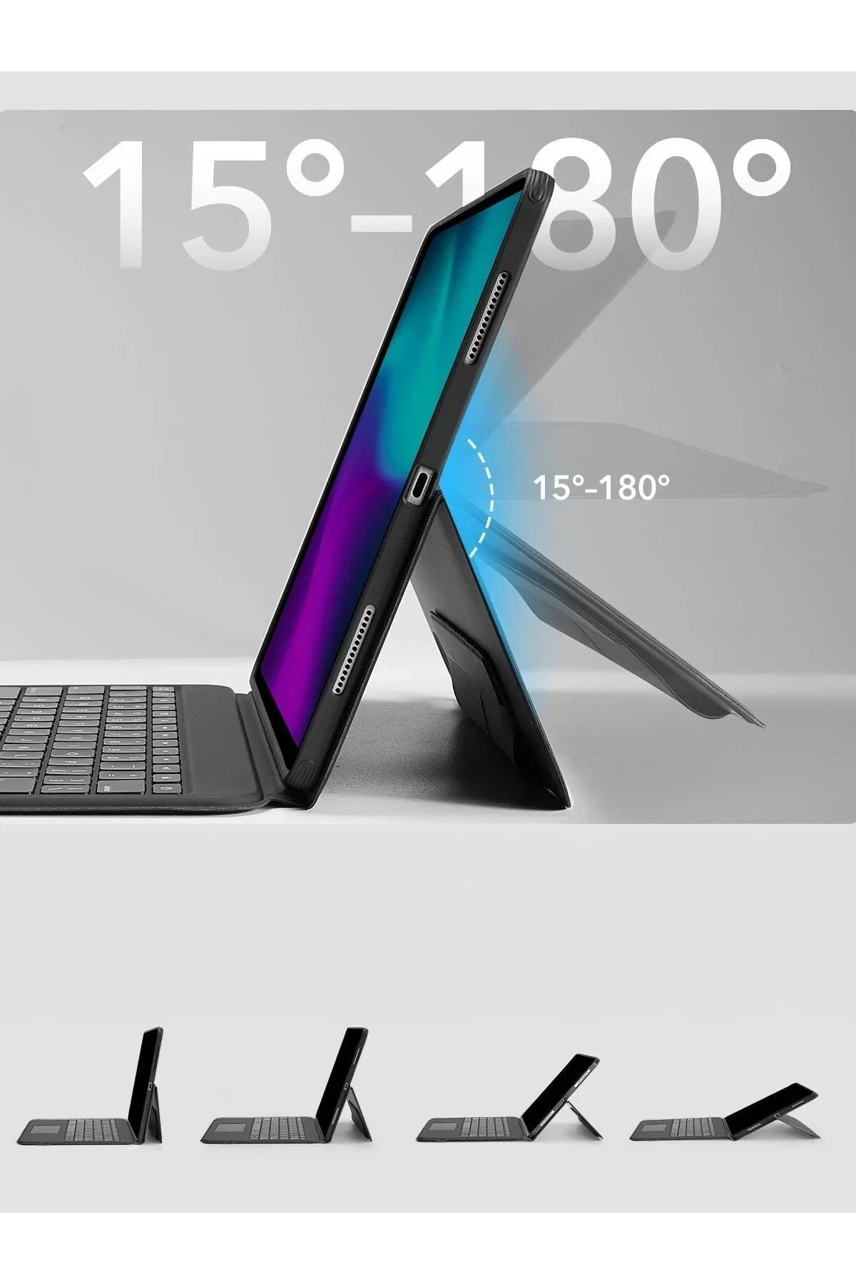 ESR Apple iPad Ascend Klavyeli Tablet Kılıfı