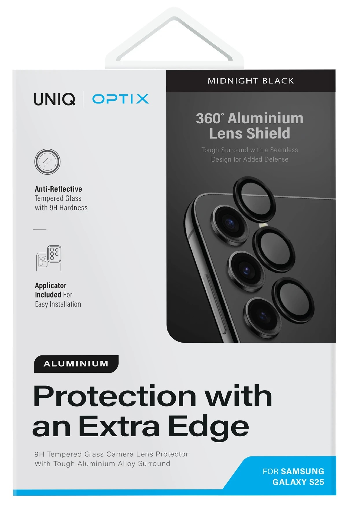 Uniq Samsung Galaxy S25 Optix Alüminyum Kamera Lens Koruyucu