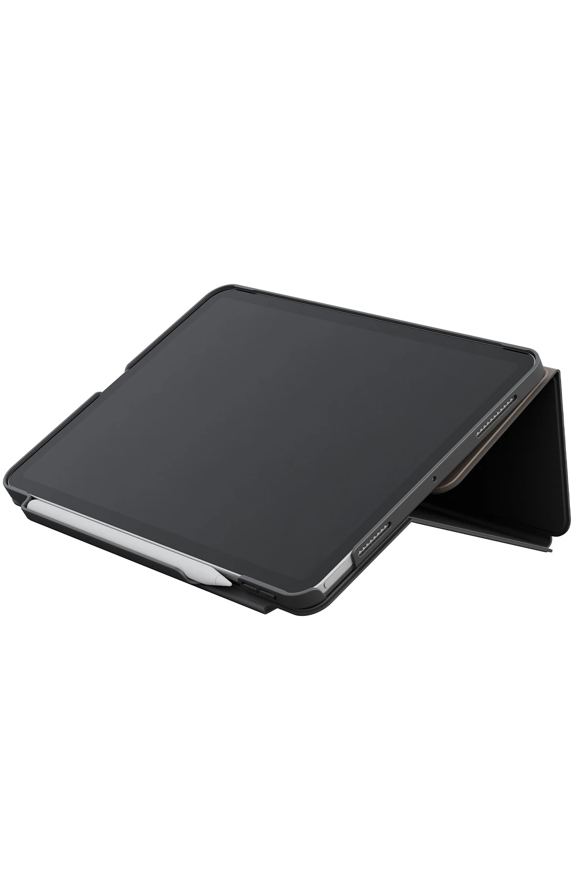 Uniq iPad Rovus Snapmount 360 Derece Dönebilen Manyetik Tablet Kılıf - Gri
