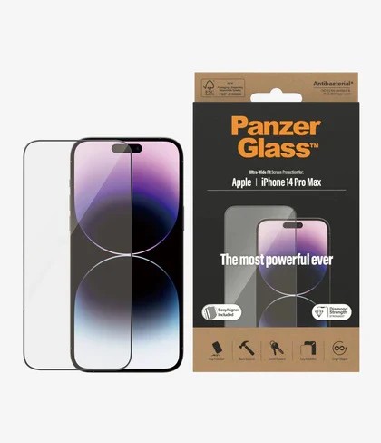 Panzer Glass Iphone 14 Pro Max Antibacterial Ultra-wide Fit