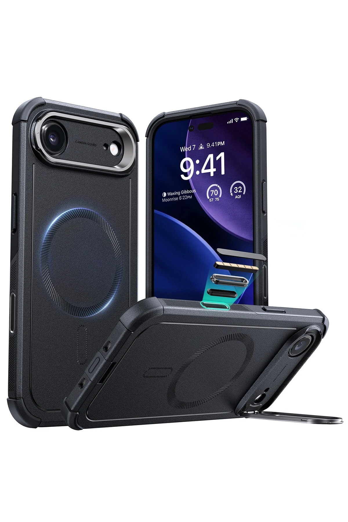 ESR Cyber Tough Magsafe Stantlı Kapak - iPhone 17 Air