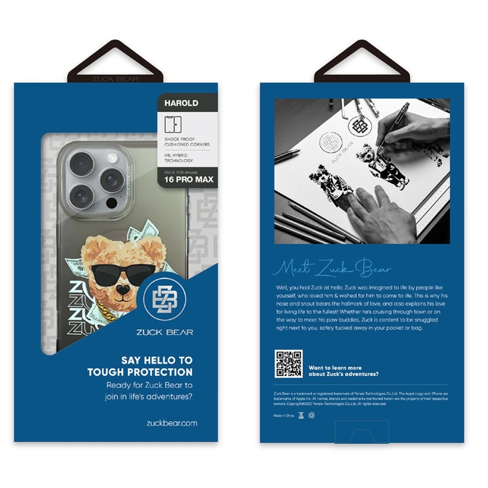 ZuckBear iPhone 16 Pro Max Harold Magsafe Kapak