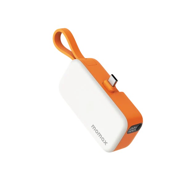 Momax 1-Power Mini | 3-in-1 Battery Pack (5000mAh) - Turuncu