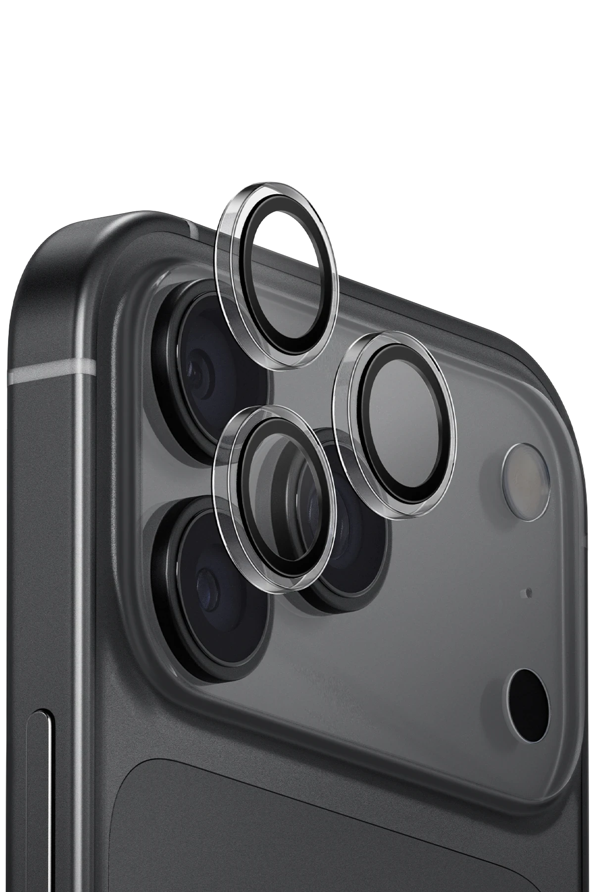 Uniq Apple iPhone 17 Pro / 17 Pro Max Optix Kamera Lens Koruyucu - Şeffaf