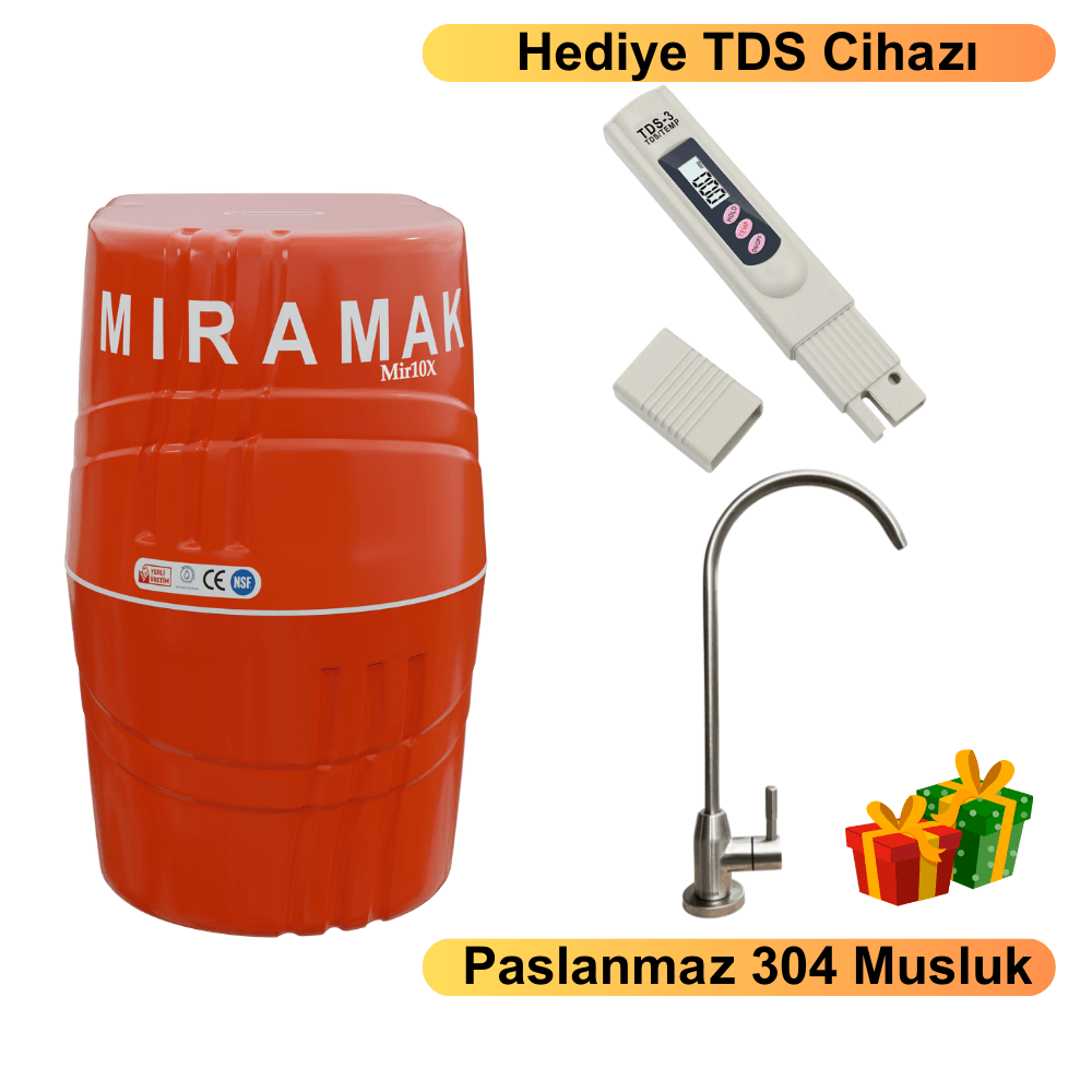 Miramak Mir10X Pompasız Su Arıtma Cihazı