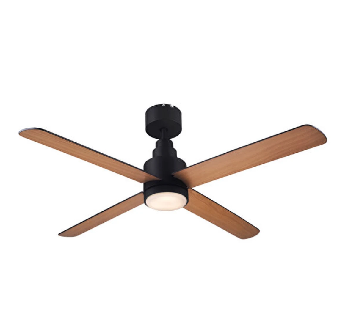 NAVEX  132 cm Siyah-Meşe (Çift Renk) Tavan Vantilatörü 4 Kanat