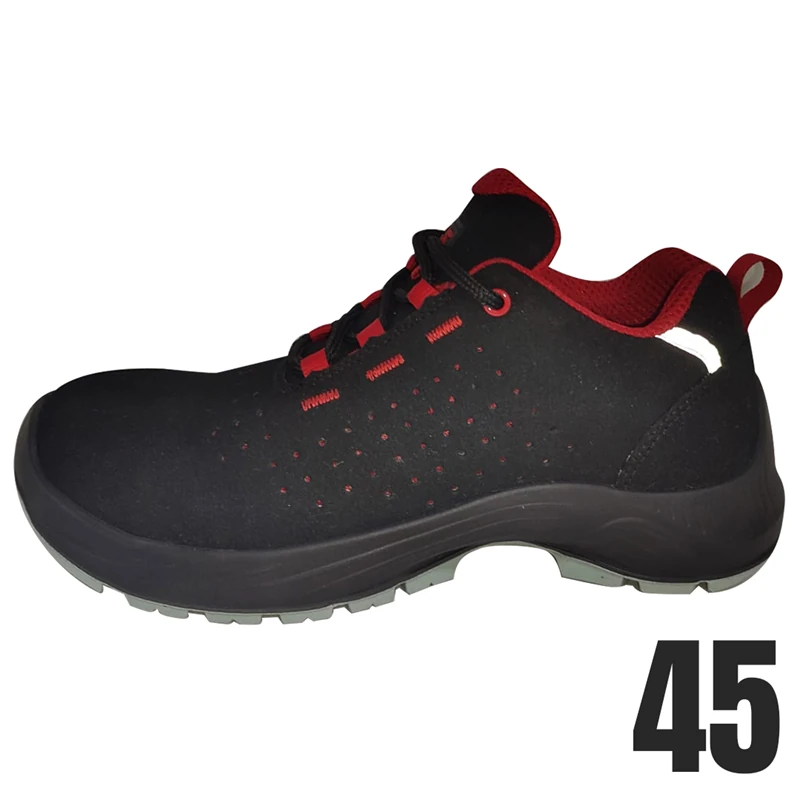 İŞ GÜVENLİĞİ AYAKKABISI Mikrosüet Deri Kompozit Burun Çift Dansite PU-PU Taban