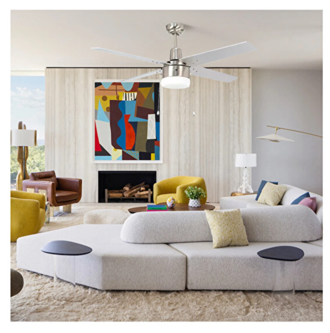 Navex 4 Kanatlı Metaly 122 cm Tavan Vantilatörü