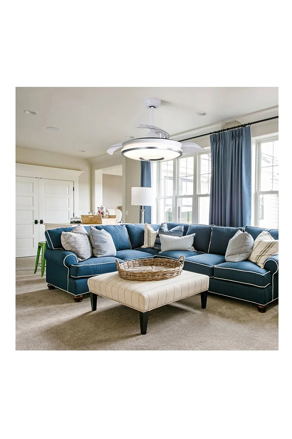 Yeni Nesil Uzaktan Kumandalı Beyaz Tavan Vantilatörü