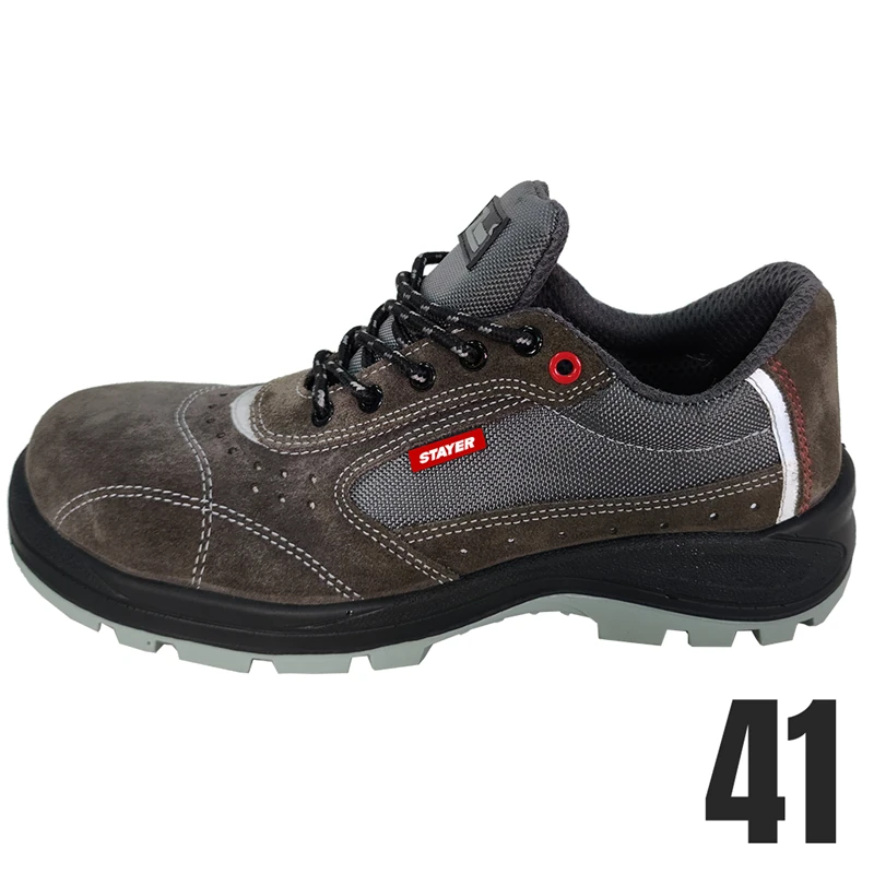 İŞ GÜVENLİĞİ AYAKKABISI Süet Deri Kompozit Burun Çift Dansite PU-PU Taban