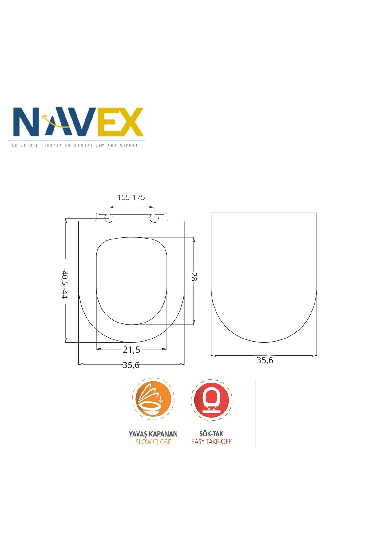 Termoplast Gala Slim Yavaş Kapanan Klozet Kapağı