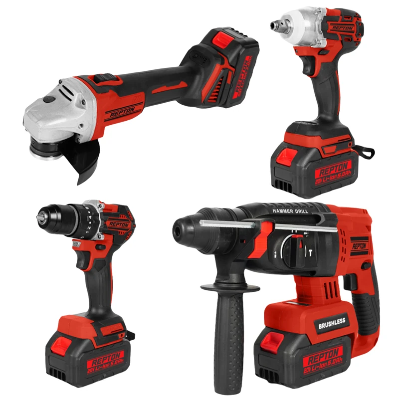 REPTON KÖMÜRSÜZ AKÜLÜ 4'LÜ SET