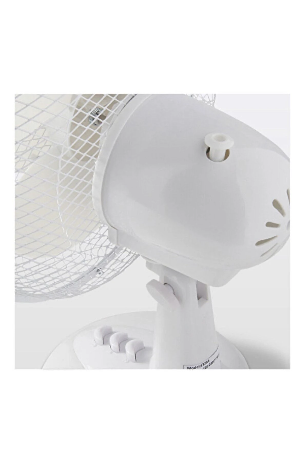 Masa Üstü Vantilatör Beyaz FT23 25W 23 cm