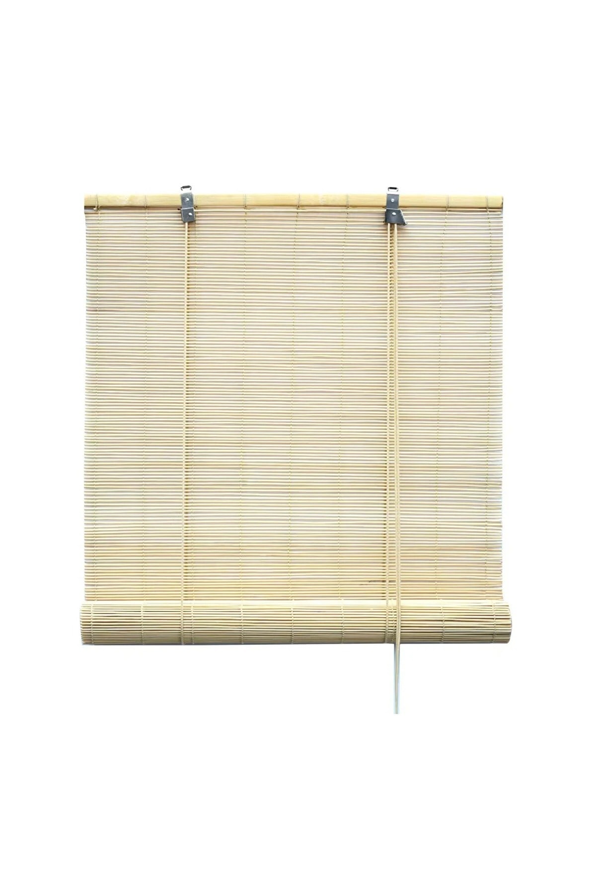 Home Ahşap Bambu Stor Perde Naturel