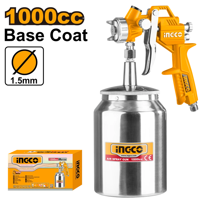 Boya Tabancası 1000CC Alttan Depo