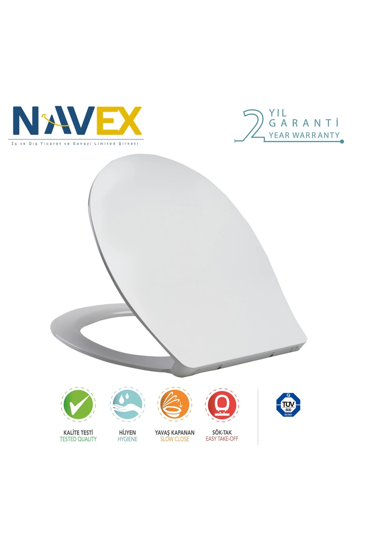 Elagance Slim Yavaş Yapanan Klozet Kapağı