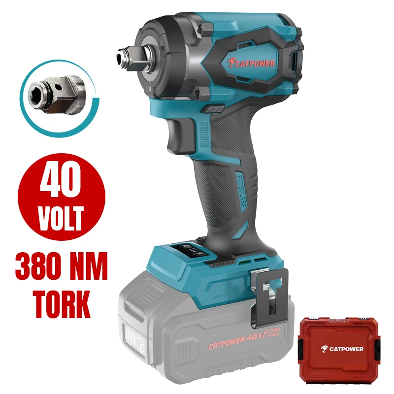 KÖMÜRSÜZ AKÜLÜ SOMUN SIKMA VE TORKLU VİDALAMA 1/2'' Lİ-İON 40V