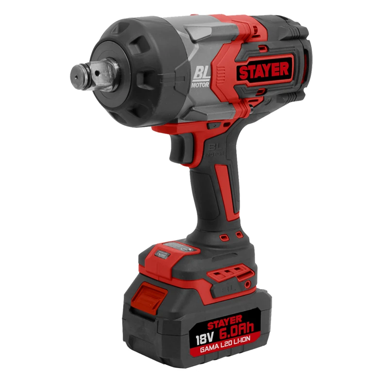 KÖMÜRSÜZ AKÜLÜ SOMUN SIKMA 1/2" 18V Li-ion 7.5Ah