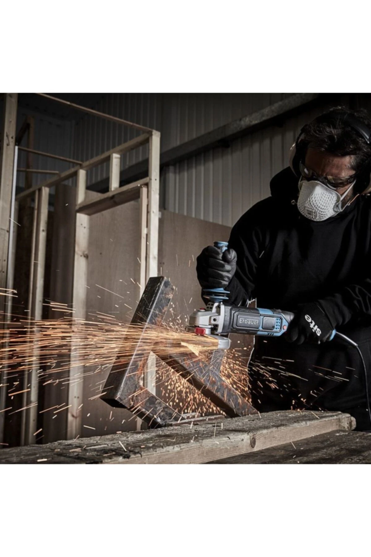 Profesyonel Taşlama Makinesi 1010W 125 mm