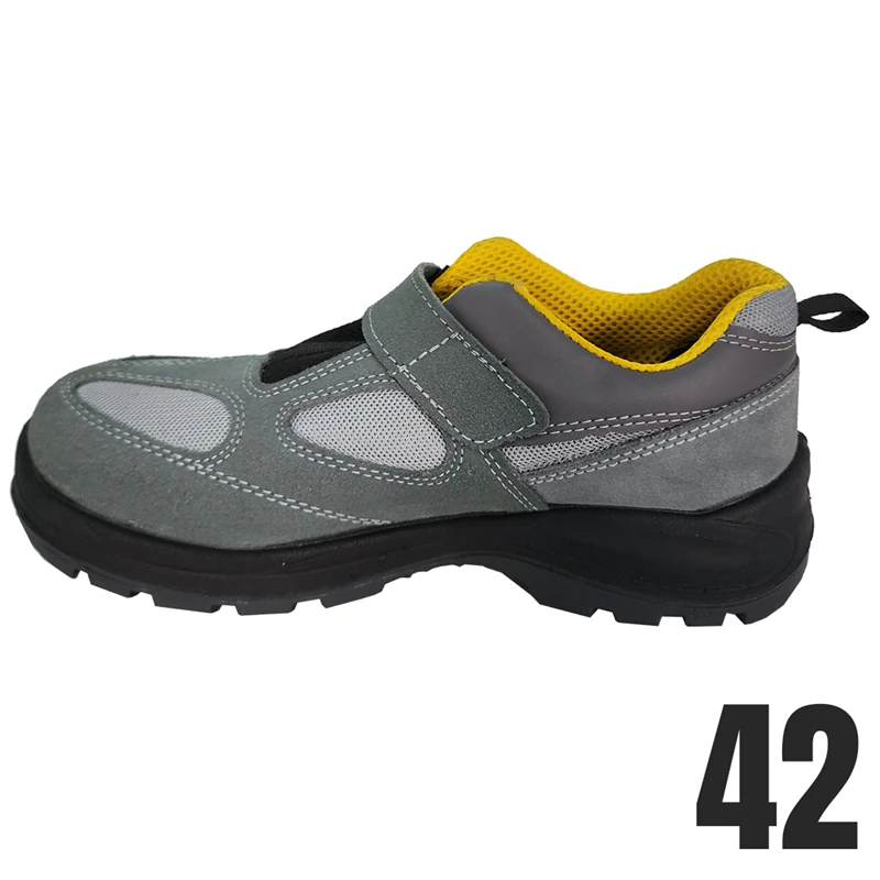 İŞ GÜVENLİĞİ AYAKKABISI Süet Deri Çelik Burun Çift Dansite PU-PU Taban