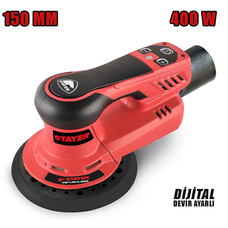 KÖMÜRSÜZ EKSANTRİK ZIMPARA 400W