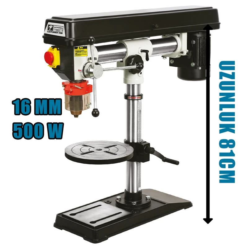 RADYALLİ SÜTUNLU MATKAP 16 MM 550W