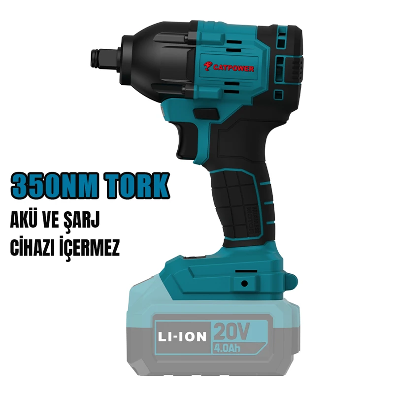 KÖMÜRSÜZ AKÜLÜ SOMUN SIKMA VE TORKLU VİDALAMA 1/2" 20V Lİ-İON