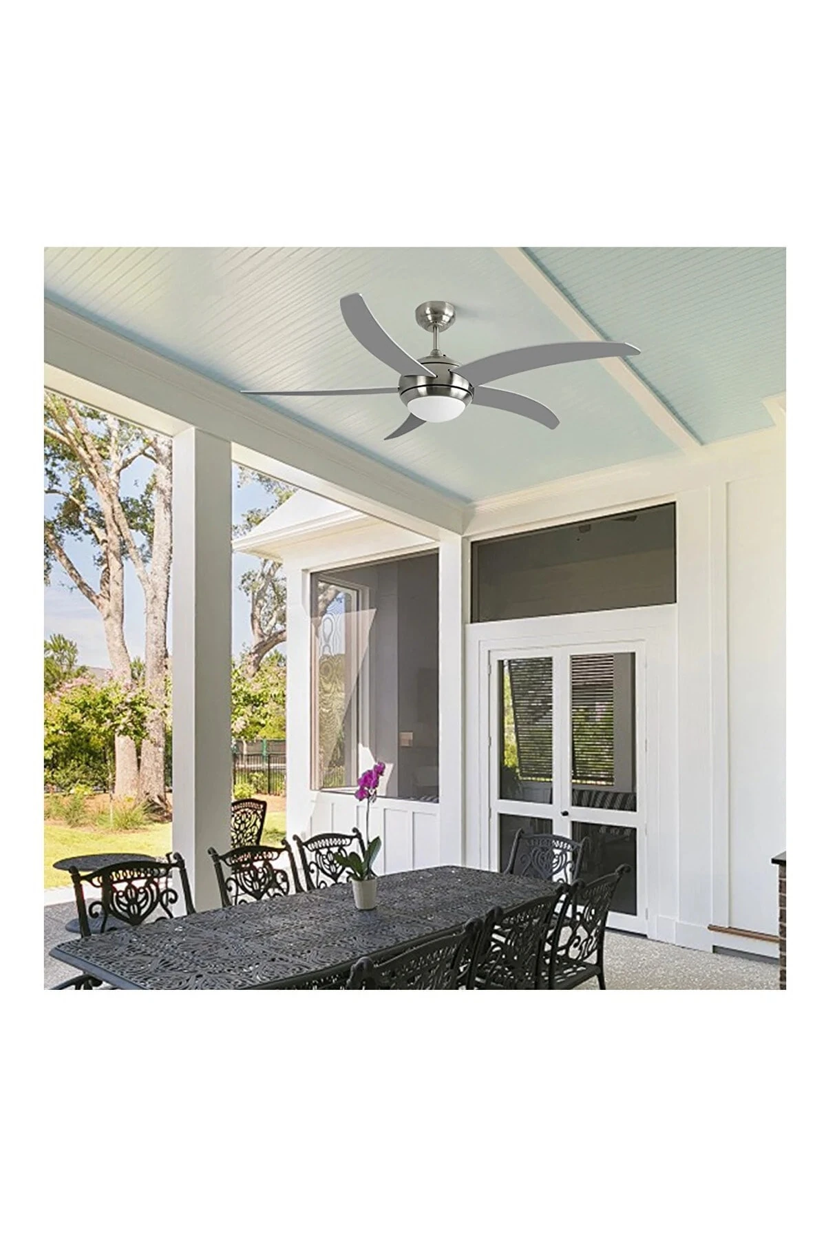 Hunkie Silver 5 Kanat 132 cm Uzaktan Kumandalı Tavan Vantilatörü