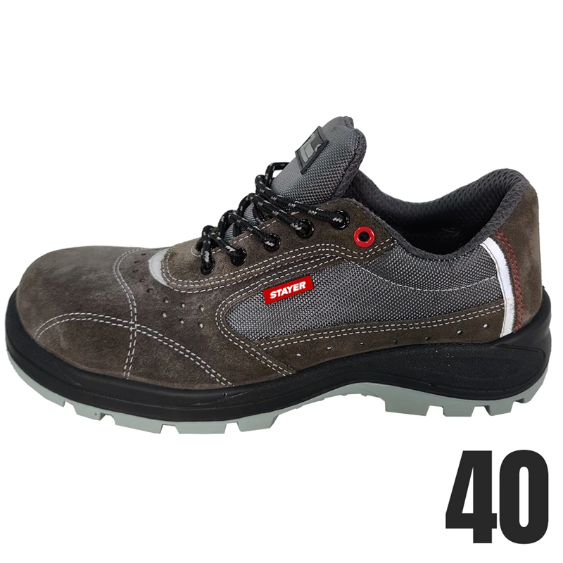 İŞ GÜVENLİĞİ AYAKKABISI Süet Deri Kompozit Burun Çift Dansite PU-PU Taban