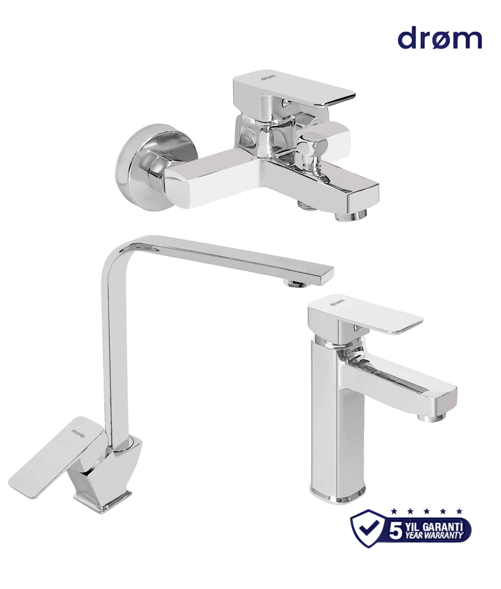 Aurora Batarya Seti (Banyo-Evye-Lavabo) 5 Yıl Garantili