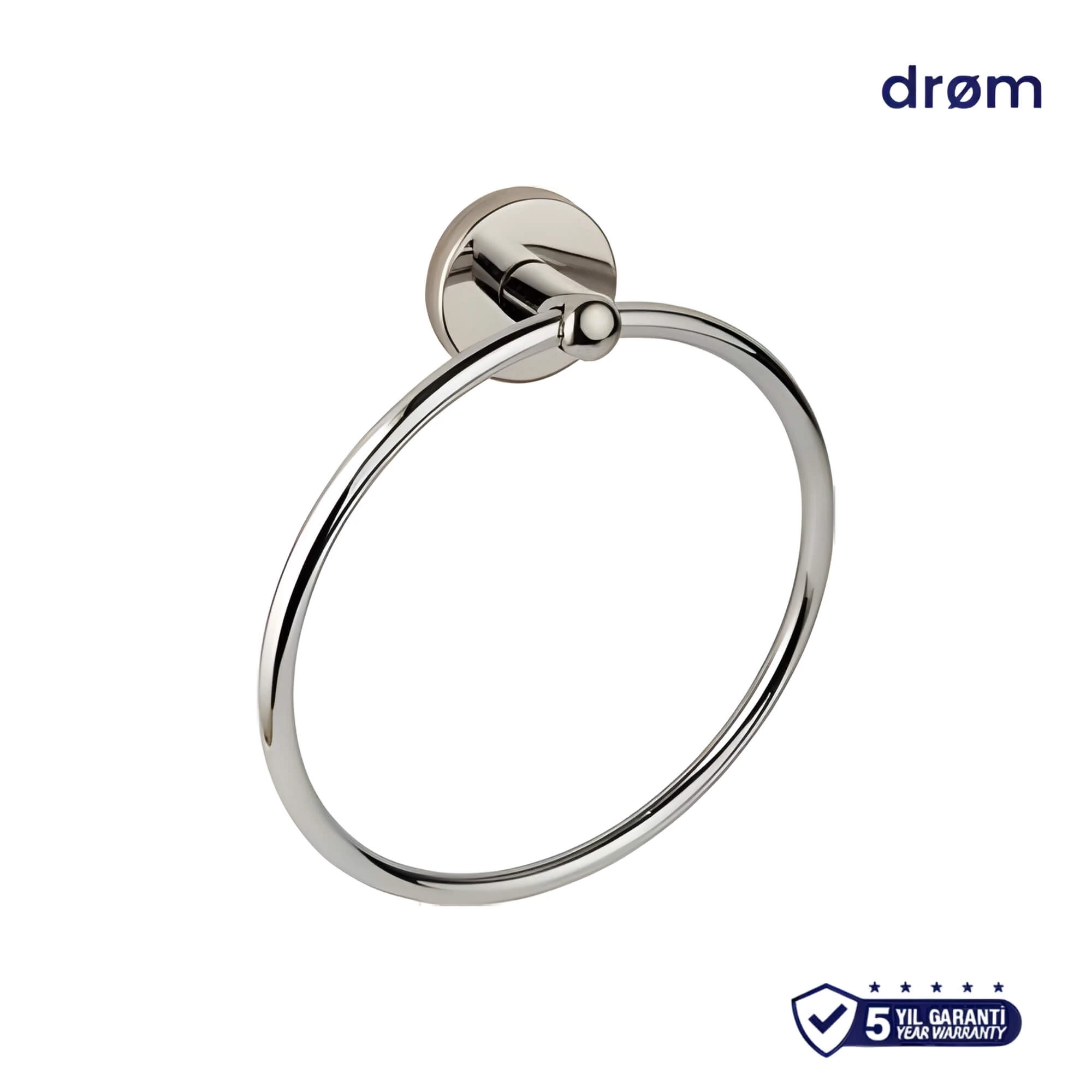 Prima Krom Yuvarlak Havluluk 2 Yıl Garantili