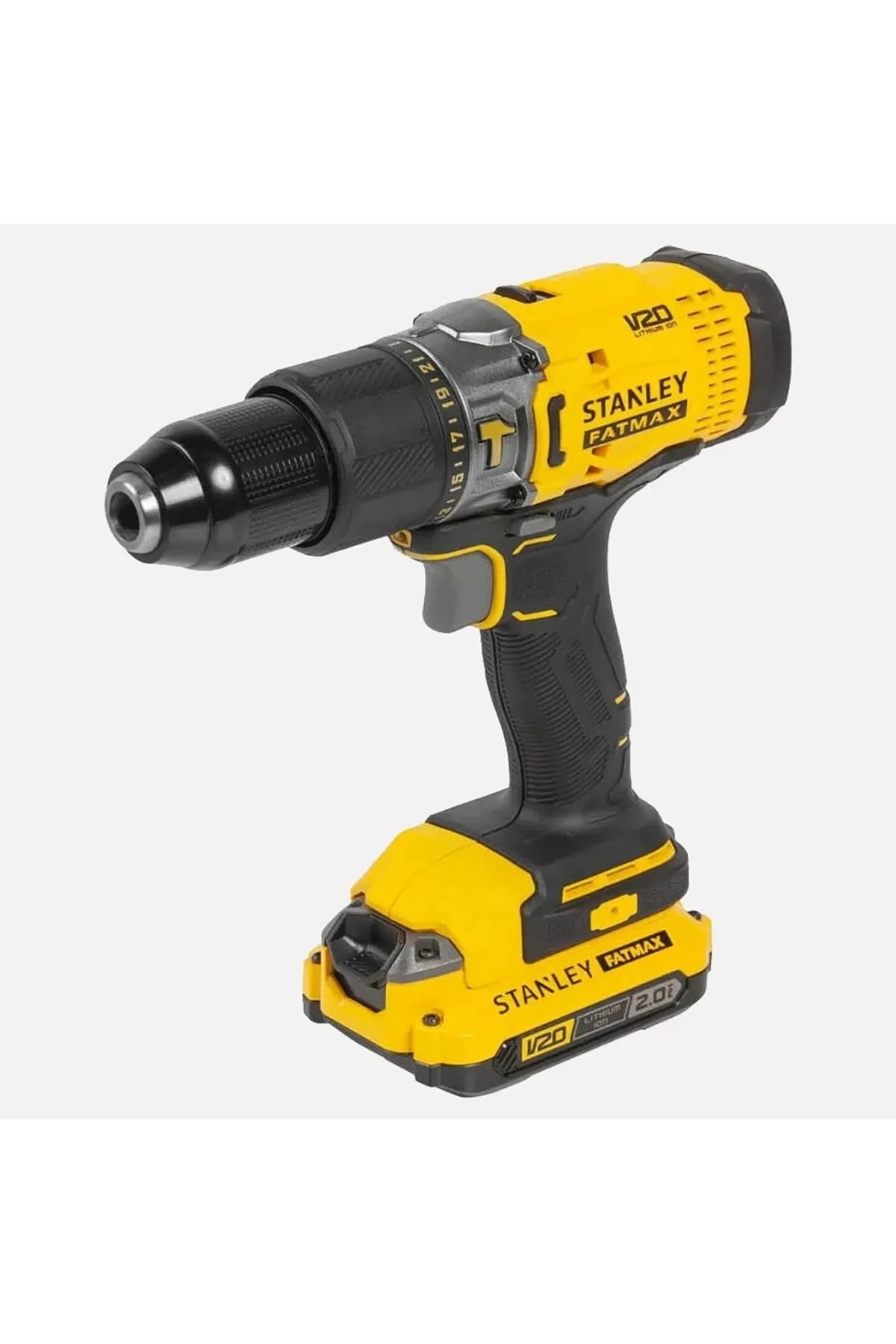 Fatmax 18V 2Ah V20 Çift Akü Darbeli Matkap + 100 Parça Uç Seti Hediyeli