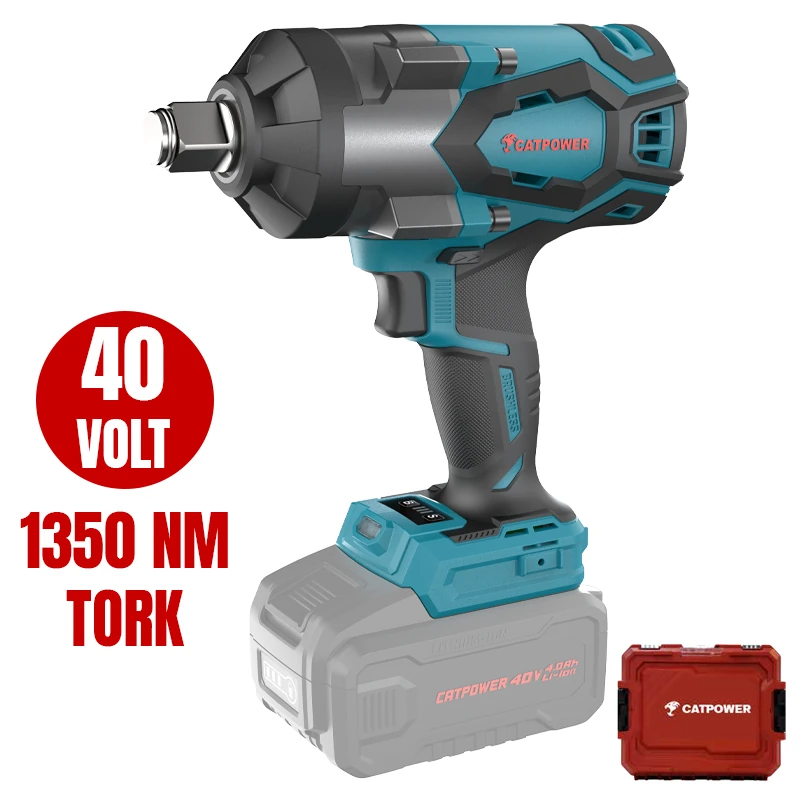 KÖMÜRSÜZ AKÜLÜ SOMUN SIKMA 3/4'' Lİ-İON 40V