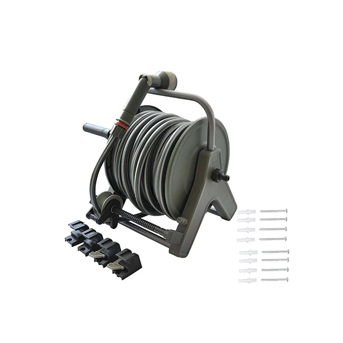 Duvara Monte Hortum Makarası Seti 25 Metre