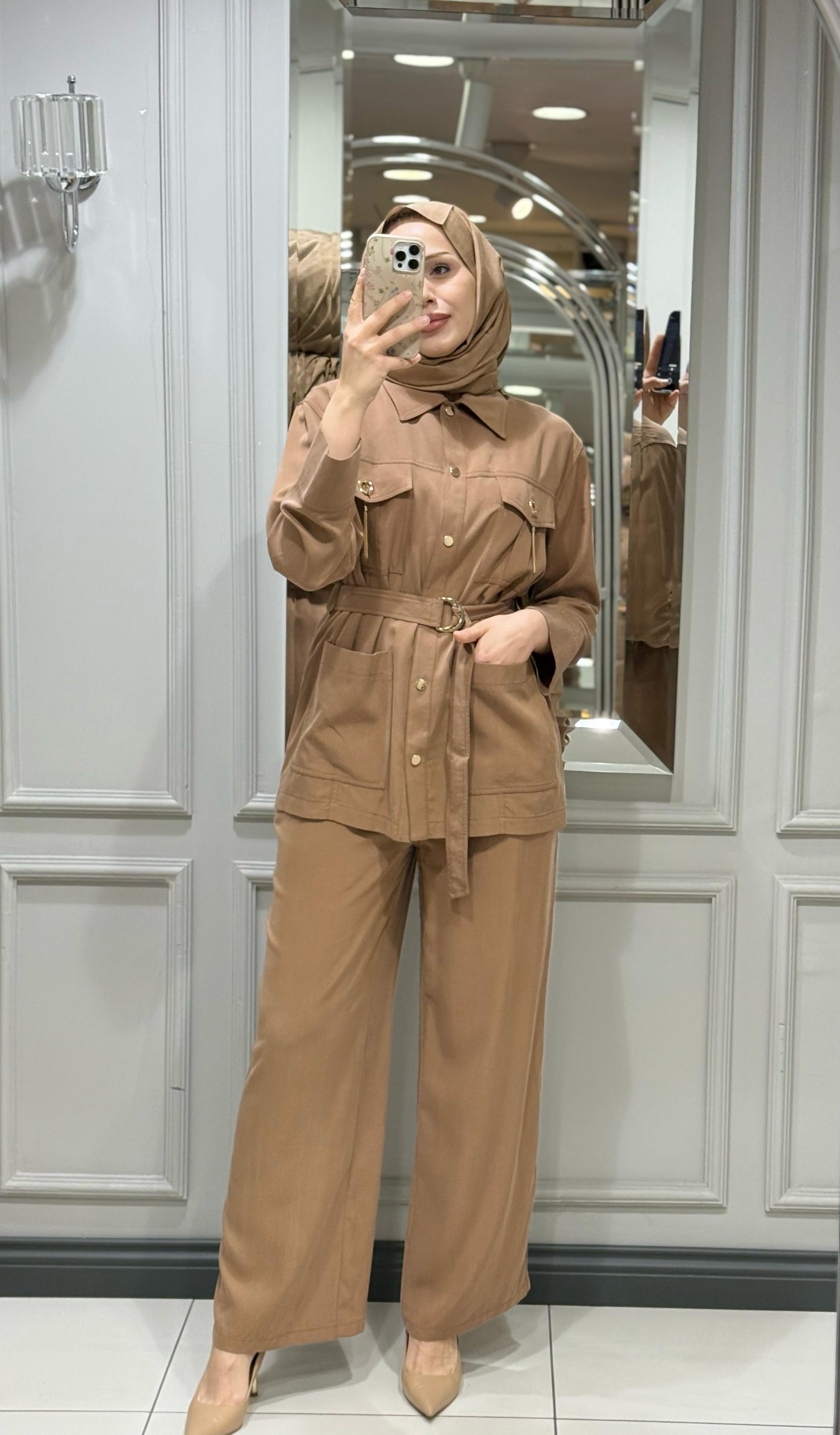 DARA CLANDE CEKET PANTOLON TAKIM TABA