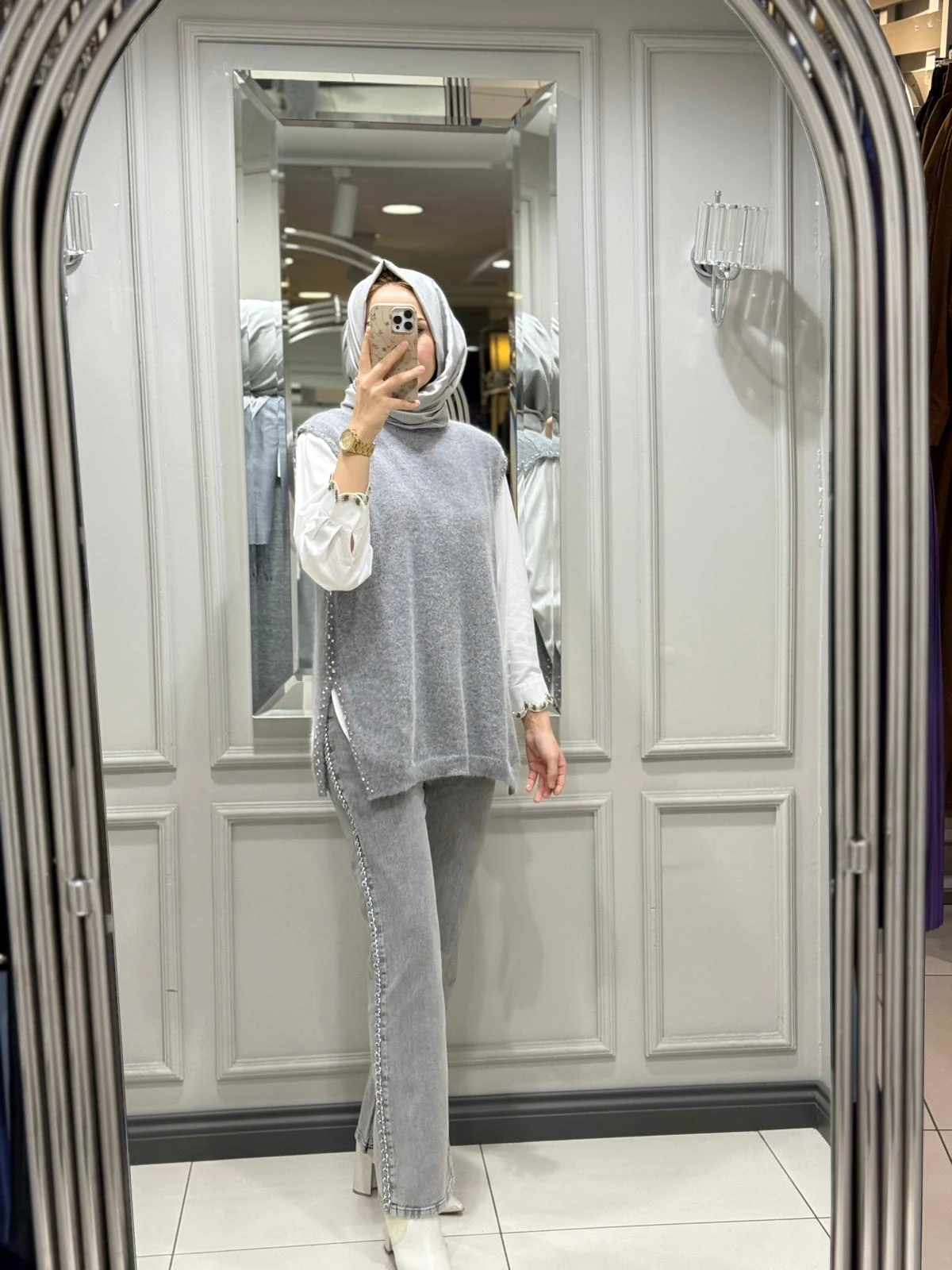 VENÖVE DOVE YELEK - GRI