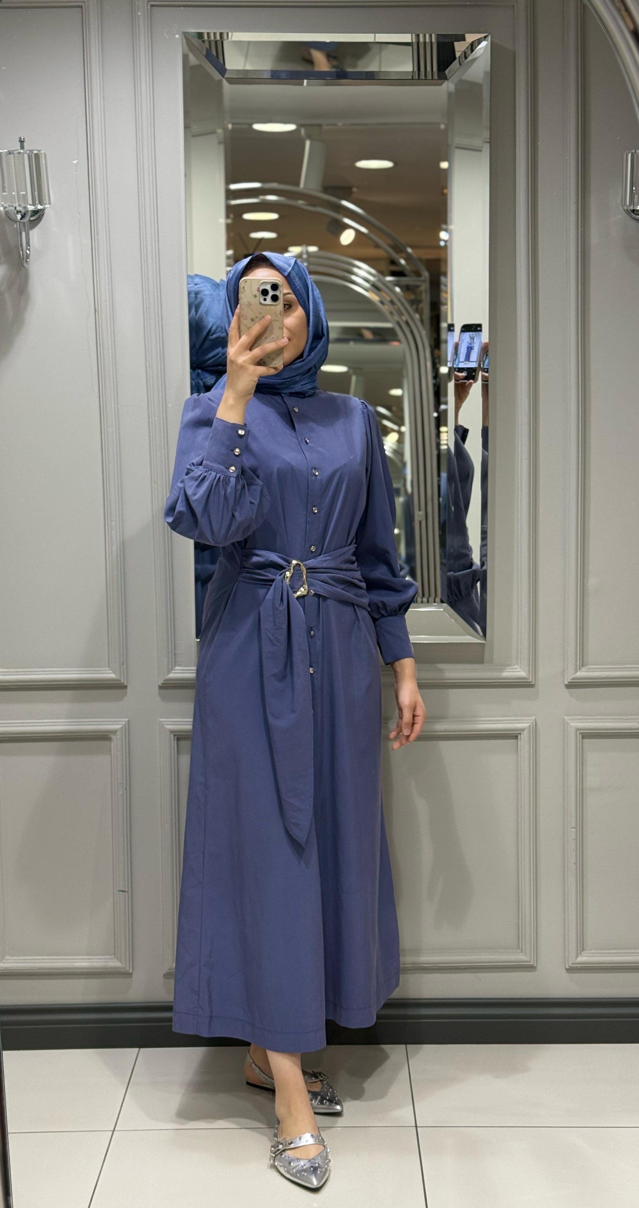 DARA CLANDE  ELBİSE - INDIGO