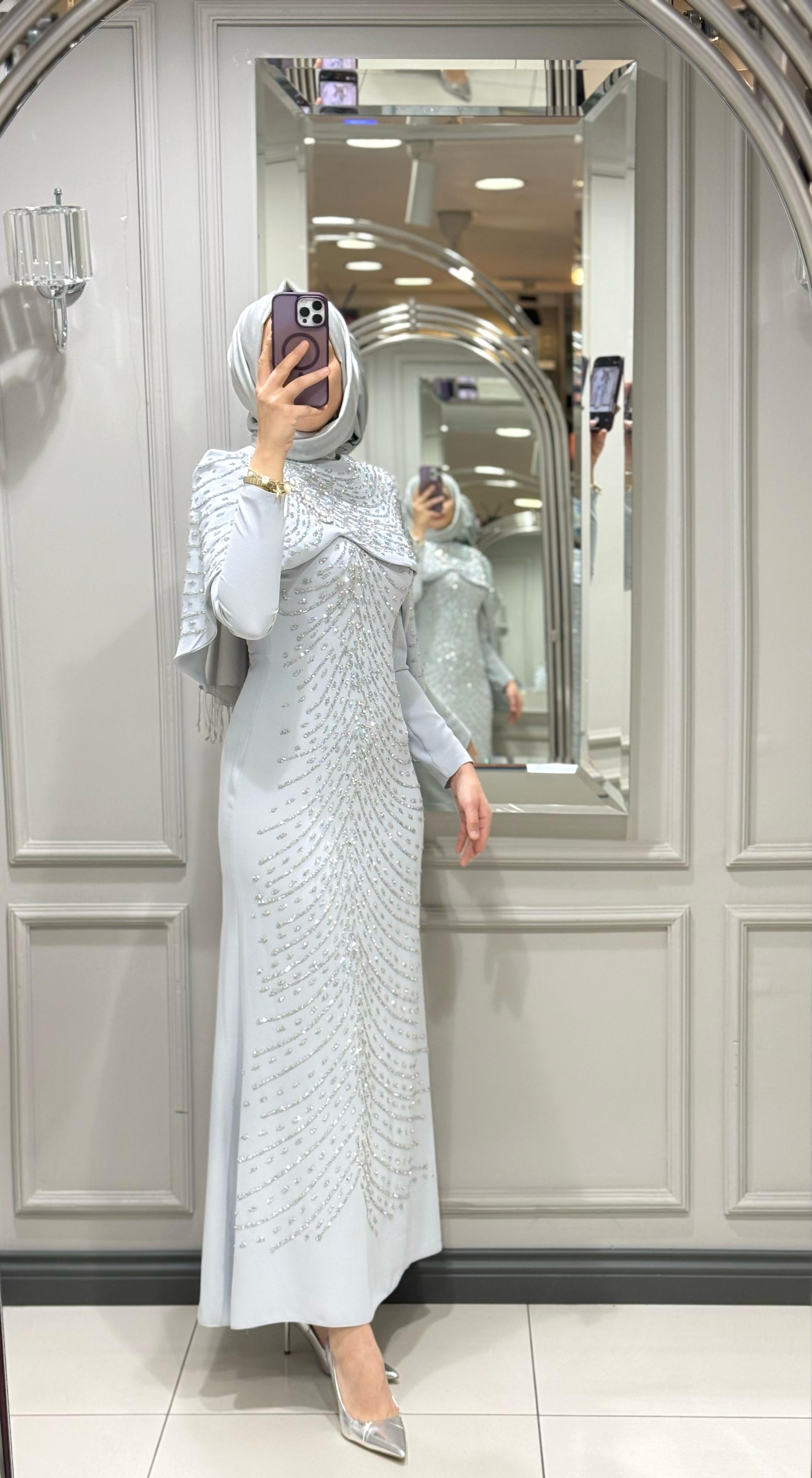 FERİHA MAHMURE ABİYE - GRI