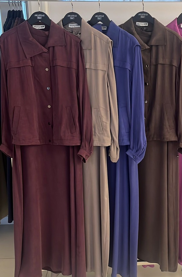 ALMARWAH ELBİSE - BORDO