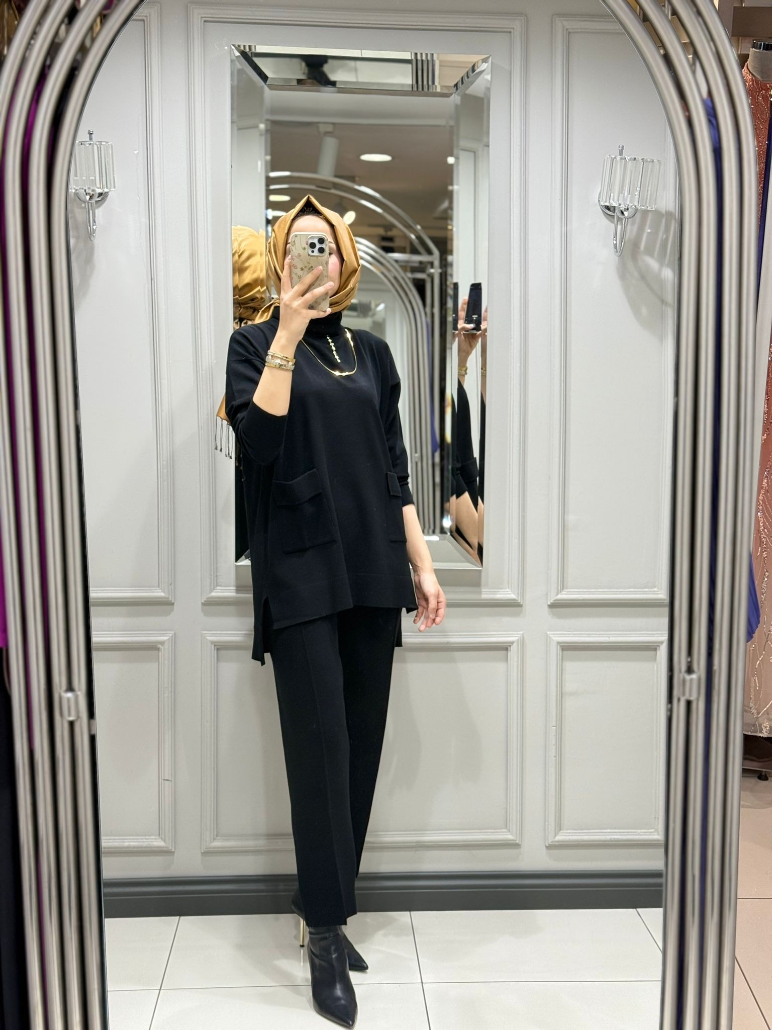 CLOCHE TRİKO PANTOLON - SİYAH