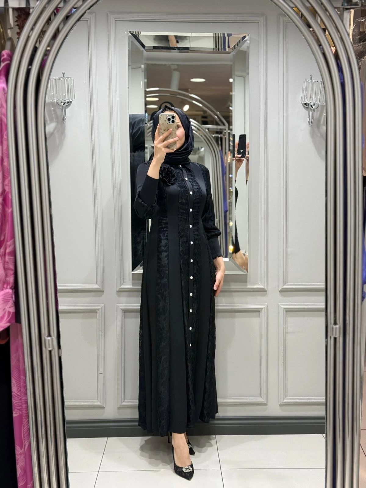 MATEX ELBİSE - SİYAH