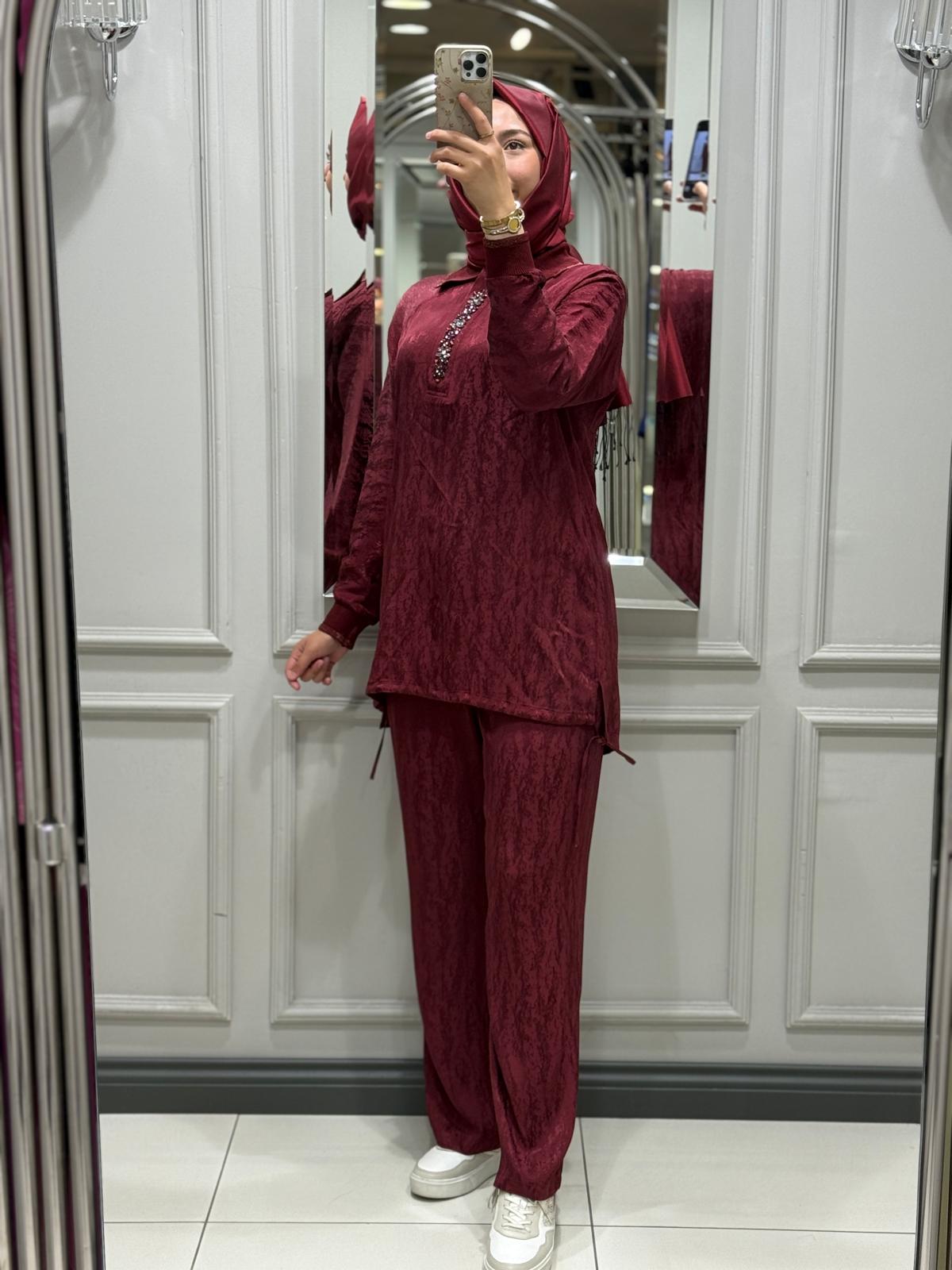 FUAT GÜRŞEN TUNİK - BORDO