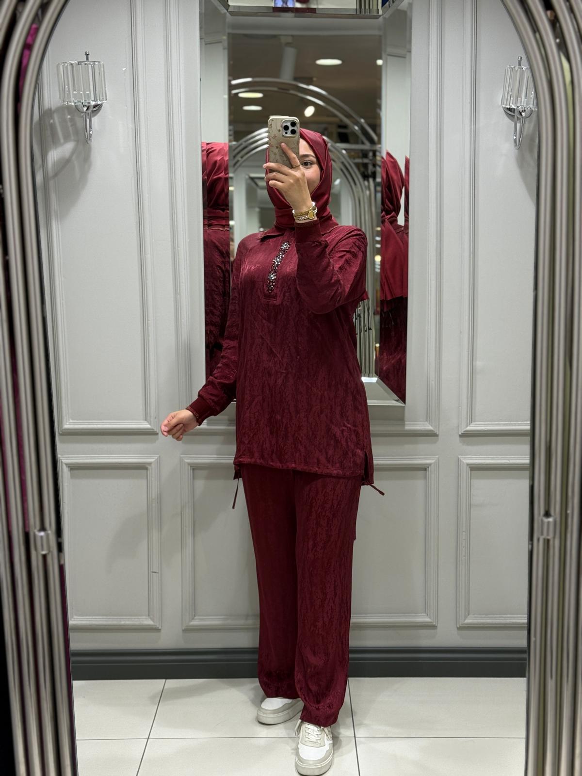 FUAT GÜRŞEN PANTOLON - BORDO