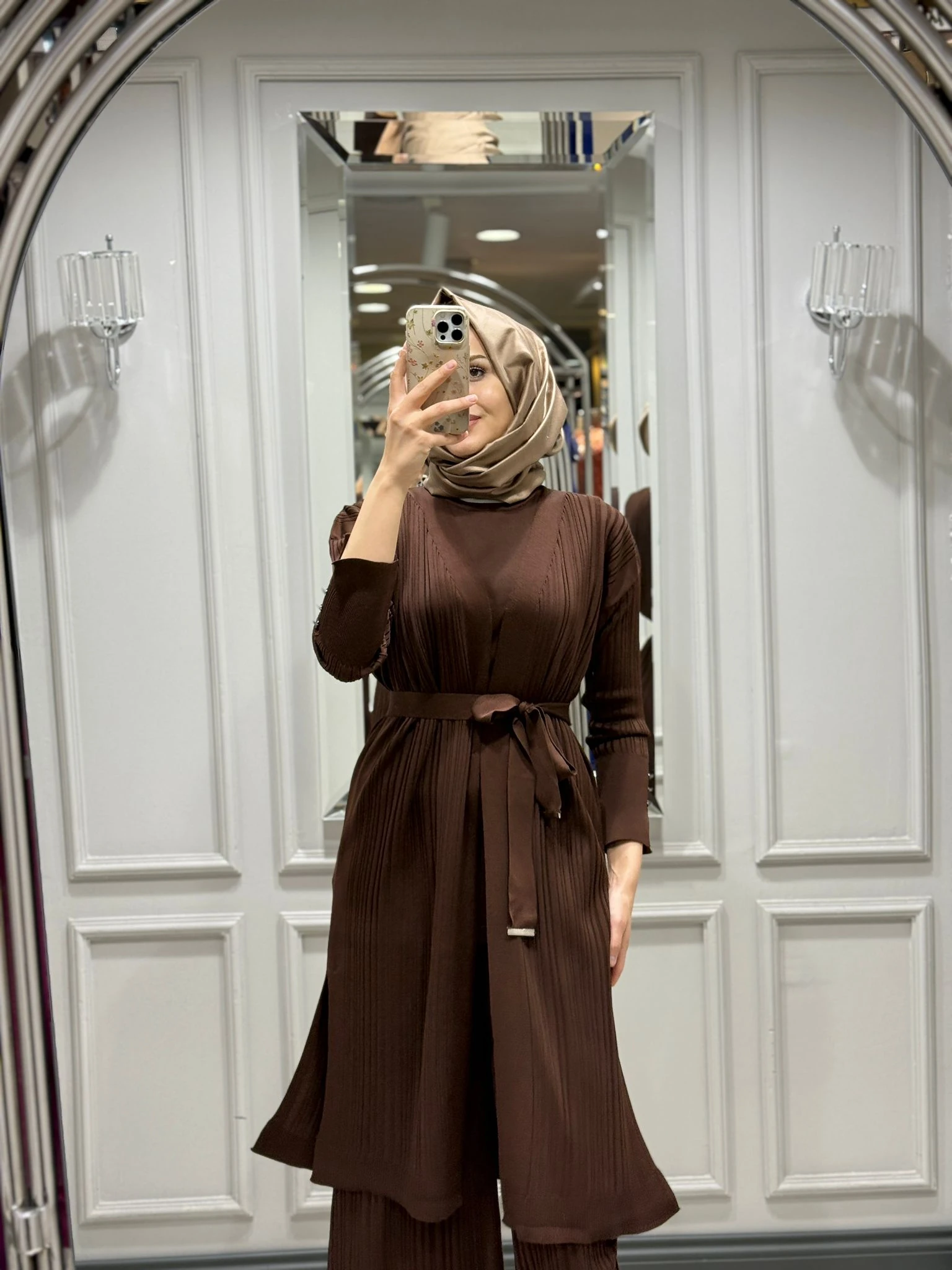 MY312 ÜÇLÜ TRİKO TAKIM - KAHVE